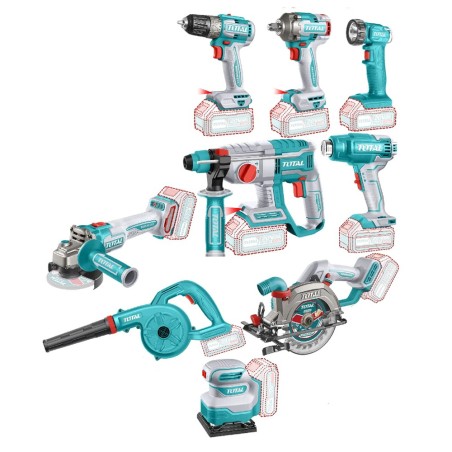 COMBO TOTAL 9 HERRAMIENTAS 20V + 2 BAT UTCKLI20983/ 250381