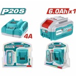 SET CARGADOR TOTAL C/1 BATERIA 6.0AH UTFBCPK1416