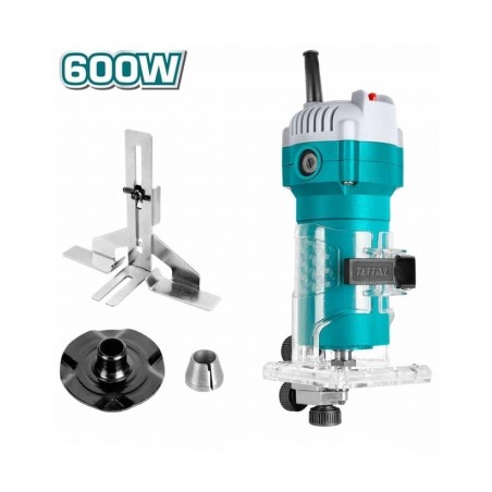 ROUTER TOTAL PALMA 500W 1/4" UTLT6001