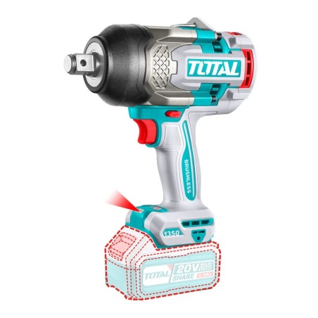 PISTOLA IMPACTO INAL TOTAL 20V 3/4 S/BAT TIWLI201351 1350NM  