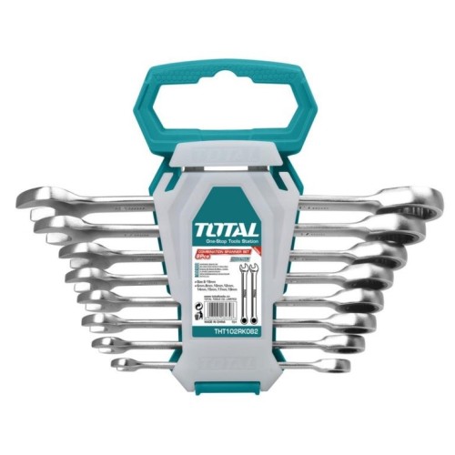 JUEGO LLAVES COROF TOTAL 8PCS THT102RK086 C/RATCH