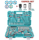 JUEGO HERRAMIENTAS TOTAL 156PCS THKTHP21566