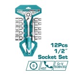 JUEGO CUBOS TOTAL 1/2" 12PZS THT141121