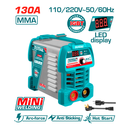 INVERSOR TOTAL MMA MINI 130A 111/220V UTW213049