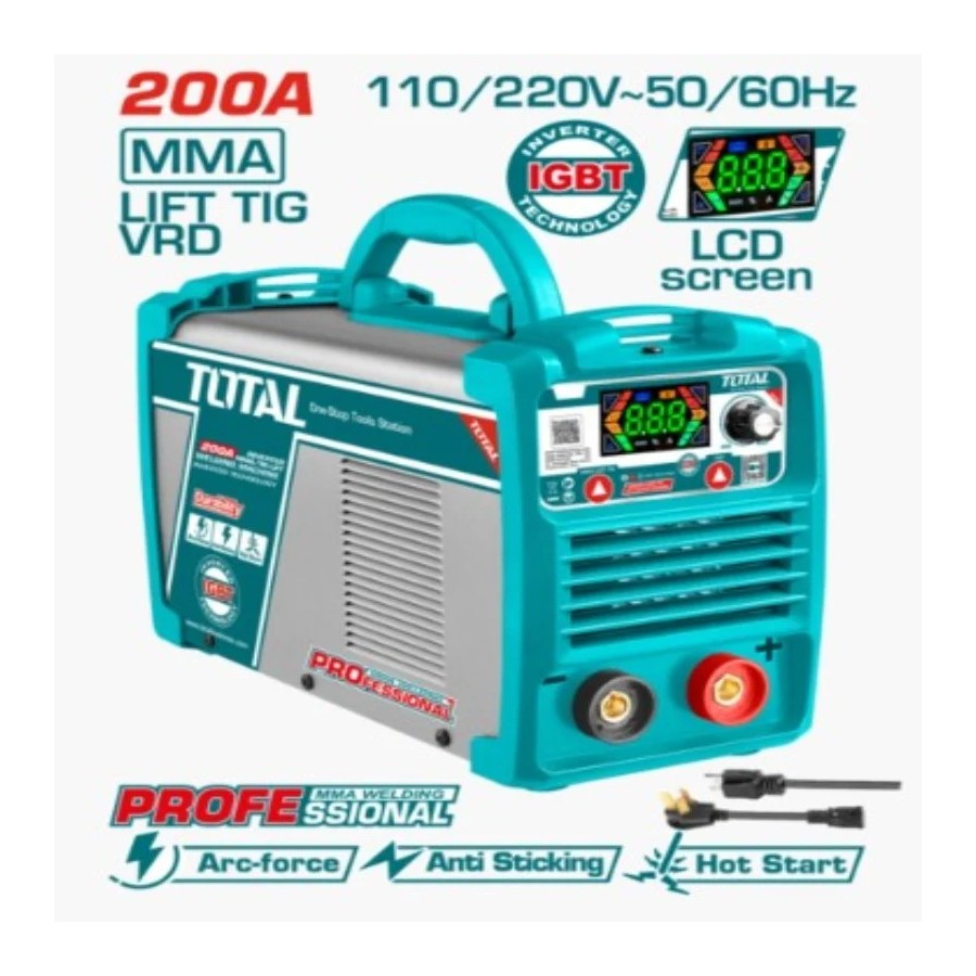 INVERSOR TOTAL MMA/TIG 120/220V UTW2200381/691 200A 