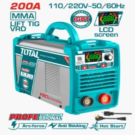 INVERSOR TOTAL MMA/TIG 120/220V UTW2200381/691 200A 