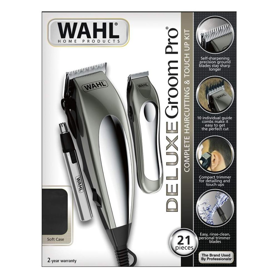 CORTADORA WAHL 79305-3608 GROOM PRO COMBO DELUXE