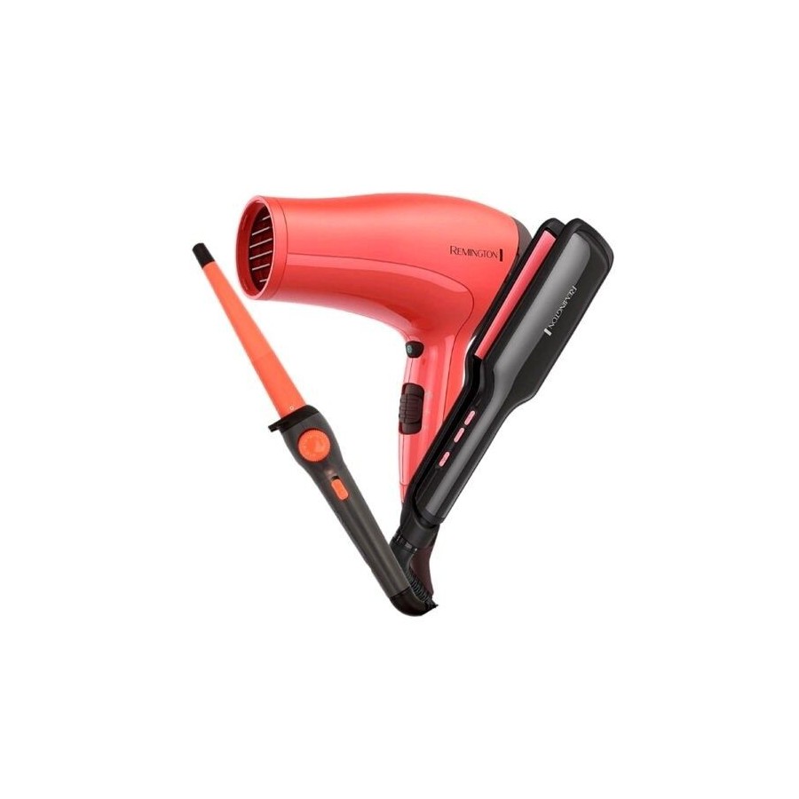 COMBO ALISADORA S5520 + SEC D3015MP + RIZADOR REMINGTON