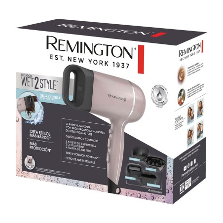 SECADORA REMINGTON WET2STYLE D20A
