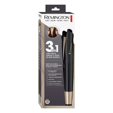 PLANCHA REMINGTON ONDULAD Y ESTILIZAD 3 EN 1 S19A