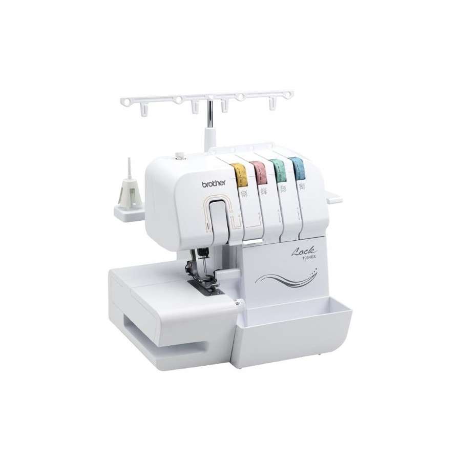 MAQUINA COSER BROTHER OVERLOCK 3 A 4 HILOS 1034DX 