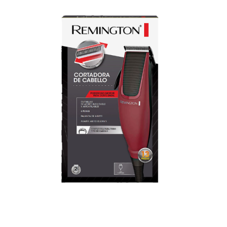 CORTADORA REMINGTON ROJA 13PZS HC1095A-110F C/AJUSTE