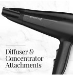 SECADORA REMINGTON D3190TG CERAMIC Y TURM AZUL/DORADO  