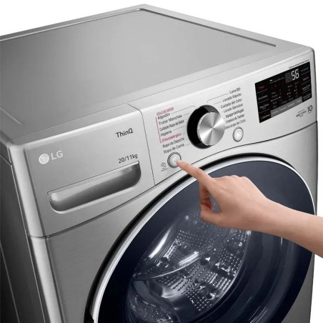 LAVASECA LG 20KG THINQ SILVER WD20VV2S6R