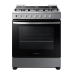 COCINA GAS SAMSUNG 30" 6Q NX52D3000MV/AX 