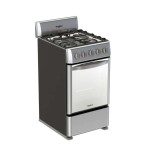 COCINA GAS WHIRLPOOL 20" LWWR5000S ACERO