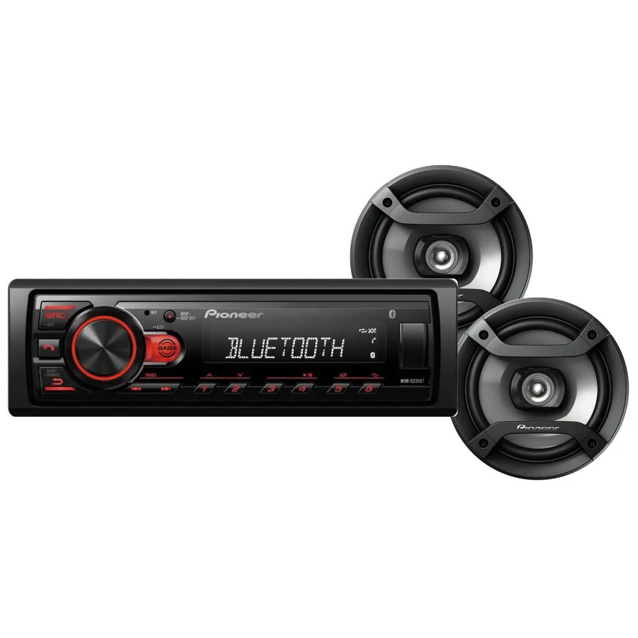 COMBO RADIO PIONEER + PARLANTE MXTS236BT