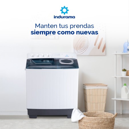 LAVADORA SEMI INDURAMA 13KG LRI-13BLSA REFORZADA