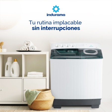 LAVADORA SEMI INDURAMA 21KG LRI-21BLSA REFORZADA