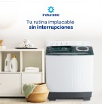 LAVADORA SEMI INDURAMA 21KG LRI-21BLSA REFORZADA