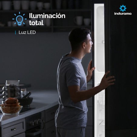 REFRI AUTO INDURAMA 8CF RI-379 SILVER LUZ LED