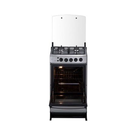 COCINA GAS INDURAMA 20" CADIZ PLUS SILVER FUNDI ENC/AUTO