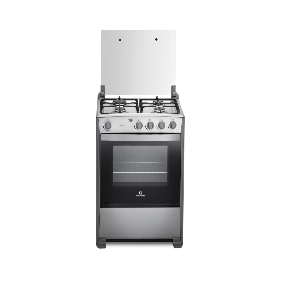 COCINA GAS INDURAMA 24" CORUÑA FUNDI INOX