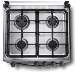 COCINA GAS INDURAMA 24" CORUÑA FUNDI INOX