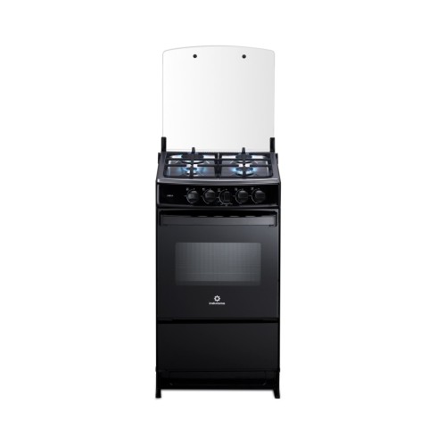 COCINA GAS INDURAMA 20" CANELA PLUS NEGRA FUNDI