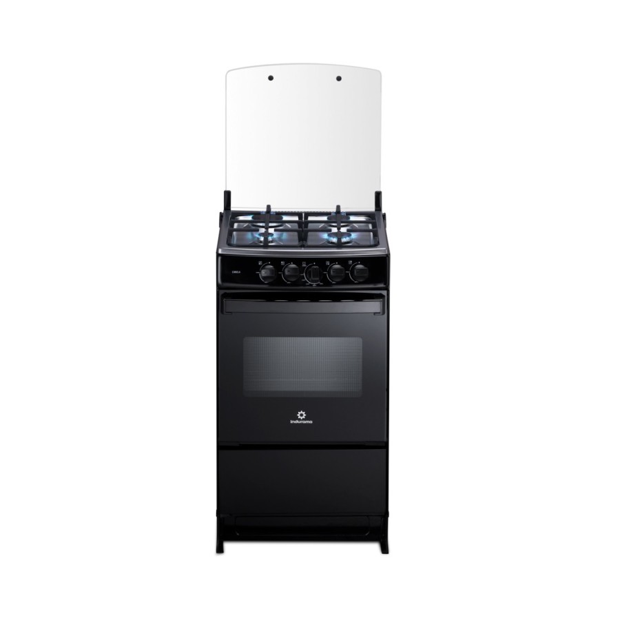 COCINA GAS INDURAMA 20" CANELA PLUS NEGRA FUNDI