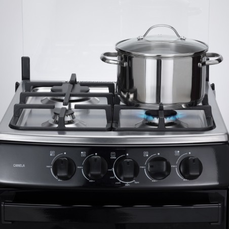 COCINA GAS INDURAMA 20" CANELA PLUS NEGRA FUNDI