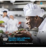 COCINA GAS INDURAMA 30" MONTECARLO INOX DORADOR Y CONVECCION
