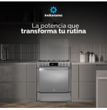 COCINA GAS INDURAMA 30" MONTECARLO INOX DORADOR Y CONVECCION