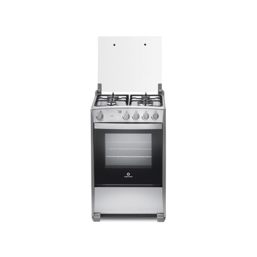 COCINA GAS INDURAMA 24" MERIDA ENC/AUTO INOX DORADOR/GAS