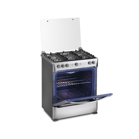 COCINA GAS INDURAMA 30" TURIN LUJO INOX 5Q DORADOR/GAS