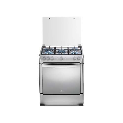 COCINA GAS INDURAMA 30" TURIN LUJO INOX 5Q DORADOR/GAS