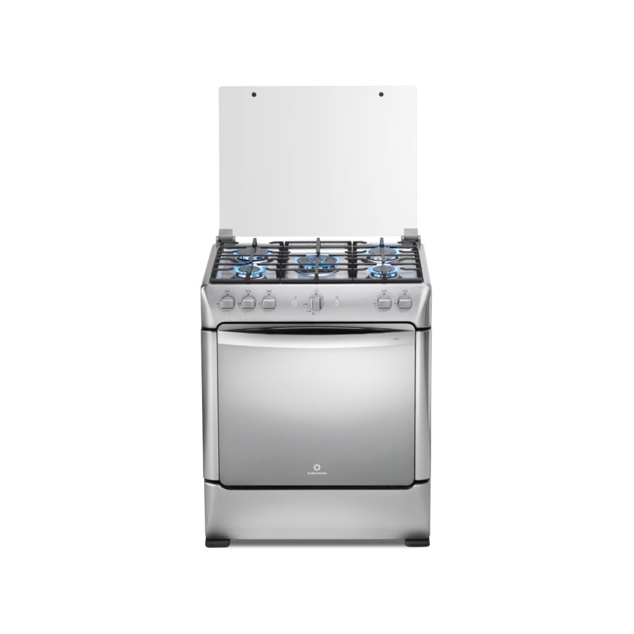 COCINA GAS INDURAMA 30" TURIN LUJO INOX 5Q DORADOR/GAS