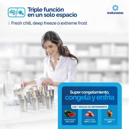 CONGELADOR HTL INDURAMA 11CF CI-299IBL DUAL