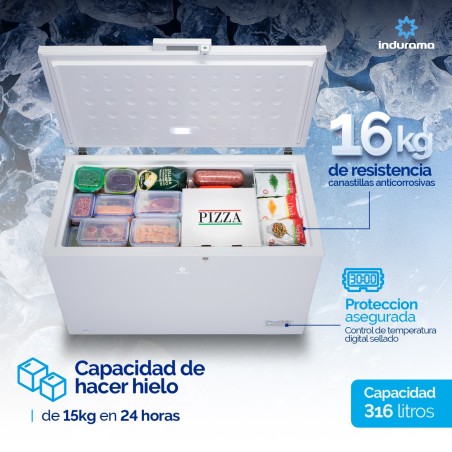 CONGELADOR HTL INDURAMA 11CF CI-299IBL DUAL