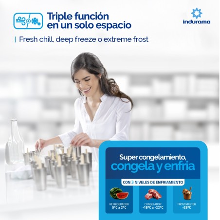 CONGELADOR HTL INDURAMA 7CF CI-199IBL DUAL