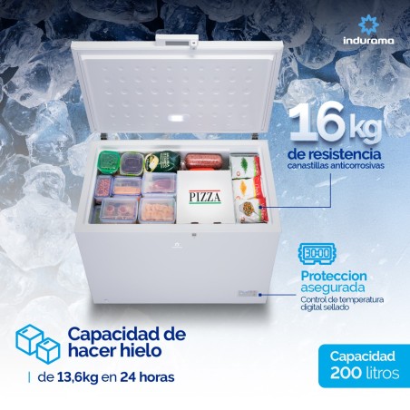 CONGELADOR HTL INDURAMA 7CF CI-199IBL DUAL