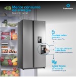 REFRI SXS INDURAMA 17CF INVERTER INOX DISPEN RI-770D