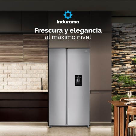 REFRI SXS INDURAMA 17CF INVERTER INOX DISPEN RI-770D
