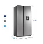 REFRI SXS INDURAMA 17CF INVERTER INOX DISPEN RI-770D