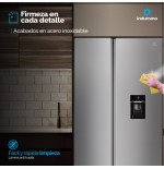 REFRI SXS INDURAMA 17CF INVERTER INOX DISPEN RI-770D