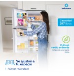 REFRI AUTO INDURAMA 9CF INOX RI-389 LED