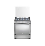 COCINA GAS INDURAMA  30" NAPOLI 6Q SILVER FUNDI ENC/AUTO