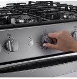 COCINA GAS INDURAMA  30" NAPOLI 6Q SILVER FUNDI ENC/AUTO