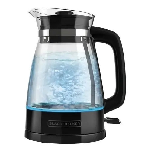 CAFETERA ELEC B+D 1.7LTS KE7000B-LA VIDRIO C/LUZ LED