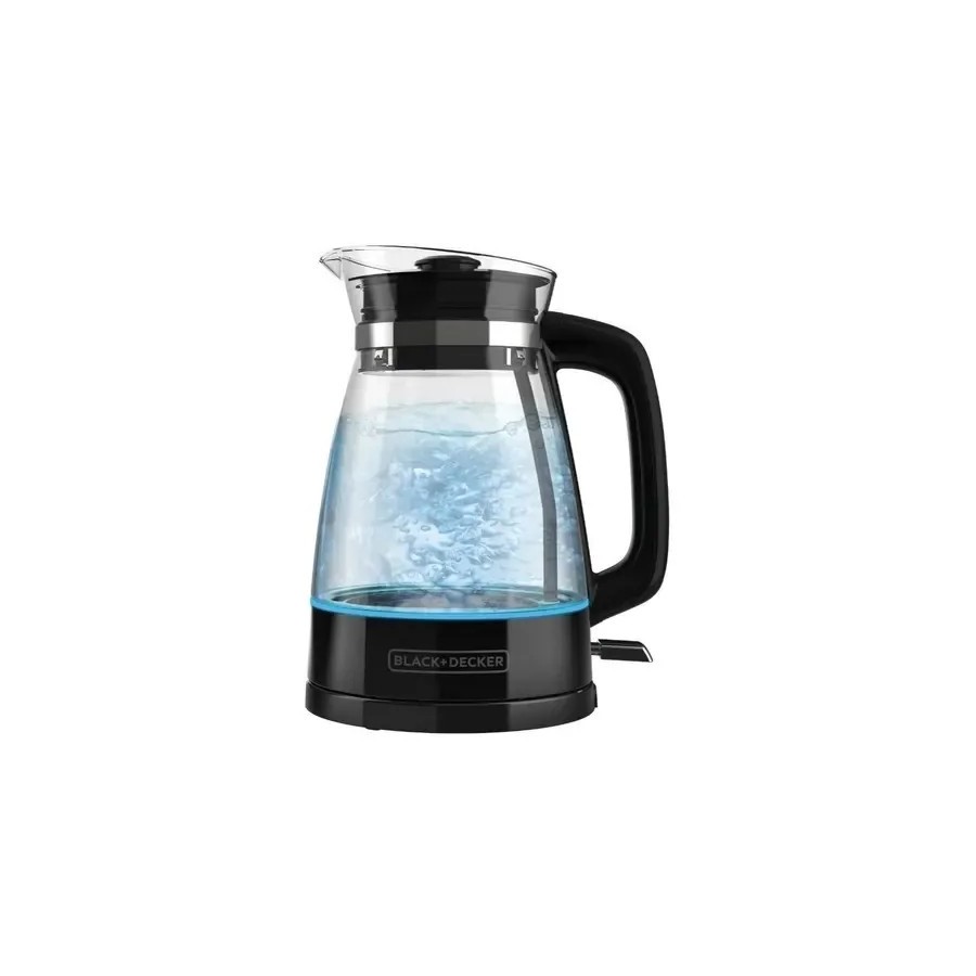 CAFETERA ELEC B+D 1.7LTS KE7000B-LA VIDRIO C/LUZ LED